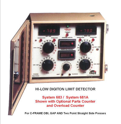 IMCO Digital Two Channel Hi Low Tonnage Load Monitor with Oveload Counter and Parts Counter  