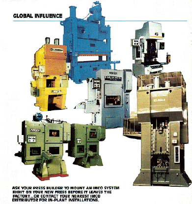 Control Box Mounting Locations on Metal Stamping Presses